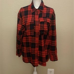 Long sleeve plaid shirt
